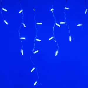 Светодиодная гирлянда ARD-EDGE-CLASSIC-2400x600-WHITE-88LED-FLASH BLUE (230V, 6W) (Ardecoled, IP65, 1 год)