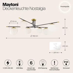 Потолочный светильник Maytoni MOD048CL-06G