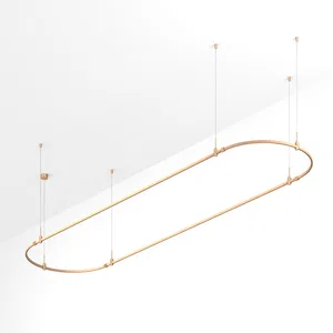 Основание ART-APRIORI-OVAL-HANG-4000x1000 (GD) (Arlight, IP20 Металл, 3 года)