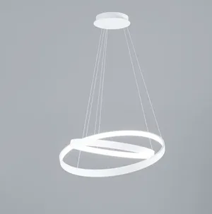 Люстра LED подвесной круг D40+60*2CM "ДЕТСКАЯ ДЛЯ МАЛЬЧИКА стиль классический" 4К белый (димм/пульт)