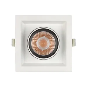 Светильник LTD-PULL-S110x110-10W Warm3000 (WH, 24 deg, 230V) (Arlight, IP20 Металл, 5 лет)