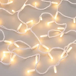 Светодиодная гирлянда ARD-STRING-CLASSIC-10000-WHITE-100LED-MILK-PULSE Warm (230V, 7W) (Ardecoled, IP65, 1 год)