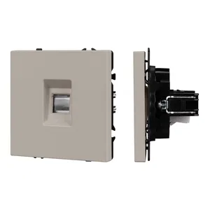 Механизм компьютерной розетки SCT-NOBE-MPC1-SFPL-CA (RJ-45, CAT6) (Arlight, Кашемир)