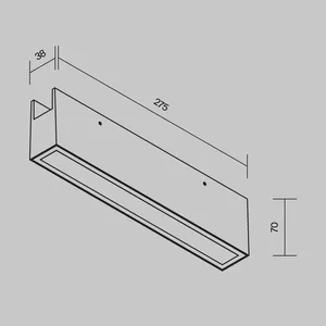 Уличный трековый светильник Outdoor O-TR01-3-S-20WB3K