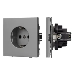 Механизм электрической розетки SCT-TENDO-MEU1-PL-GR (230V, 16A) (Arlight, Графитовый)