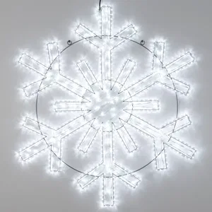 Фигура светодиодная ARD-SNOWFLAKE-M11-1250x1200-604LED White (230V, 36.5W) (Ardecoled, IP65, 1 год)