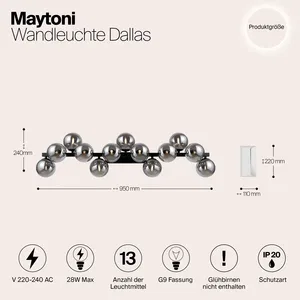 Настенный светильник (бра) Maytoni MOD547WL-13B