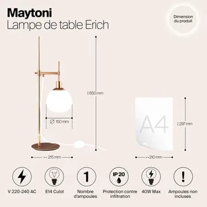 Настольный светильник Maytoni MOD221-TL-01-G