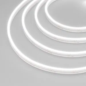 Лента герметичная MOONLIGHT-SIDE-A120-06x12mm 24V White6000 (9.6 W/m, IP65, 5m, wire x2) (Arlight, Вывод прямой, 3 года)