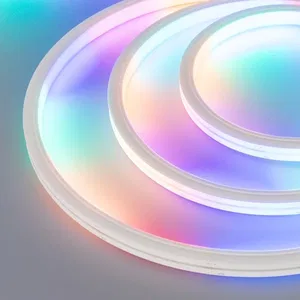 Лента герметичная DMX MOONLIGHT-TOP-B84-13x12mm 24V RGB-PX7 (18 W/m, IP67, 5m, wire x2) (Arlight, Вывод прямой, 2 года)