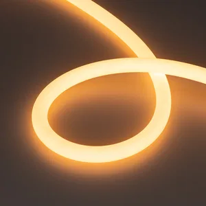 Лента герметичная MOONLIGHT-TOP-A336-D18mm 24V Warm2300 360deg (14.4 W/m, IP65, 2835, 5m, wire x1) (Arlight, Вывод прямой, 3 года)