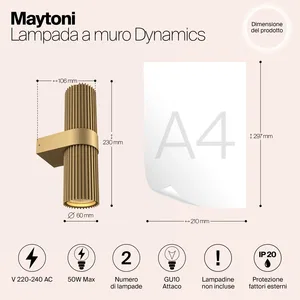 Настенный светильник (бра) Maytoni MOD326WL-02MG