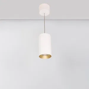 Светильник подвесной SP-POLO-R85-2-15W Warm White 40deg (White, Gold Ring) (Arlight, IP20 Металл, 3 года)