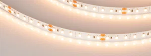Лента NT-A120-8mm 24V Warm2400 (9.6 W/m, IP20, 3528, 5m) (Arlight, Открытый)