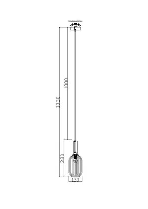 Подвесной светильник Freya FR8013PL-01AM