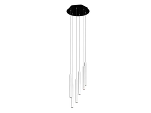 Подвесной светильник HOKASU Tube Cascade (40-320/ral9003 – 42w/3090/36deg)
