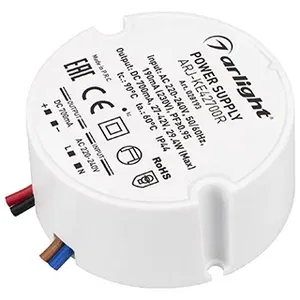 Блок питания ARJ-KE42700R (29W, 700mA, PFC) (Arlight, IP44 Пластик, 5 лет)