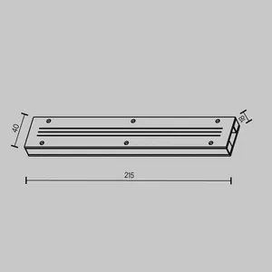Комплектующие для трековой системы Technical TRA160H-B
