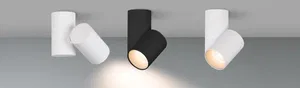 Корпус SP-POLO-SURFACE-TURN-R85 (BK, 1-3, 350mA) (Arlight, IP20 Металл, 3 года)