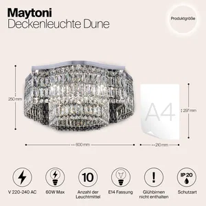Потолочный светильник Maytoni DIA005CL-10CH