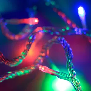 Светодиодная гирлянда ARD-STRING-HOME-5000-CLEAR-50LED-LIVE RGB (230V, 3.5W) (Ardecoled, IP20, 1 год)