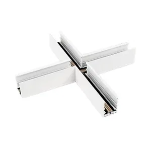 Коннектор крестовой MAG-CON-4563-X90 (WH) (Arlight, IP20 Металл, 5 лет)