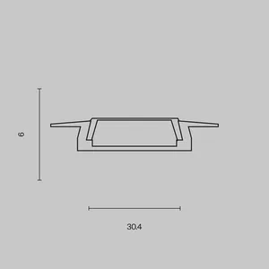 Профиль Led Strip ALM003S-2M