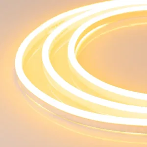 Образец Гибкий неон ARL-NEON-1608YH-SIDE 24V Yellow (Arlight, 6 Вт/м, IP65)