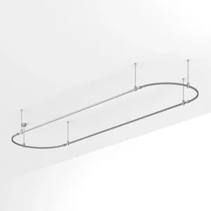 Основание ART-APRIORI-OVAL-ROD-400-4000x1000 (TN) (Arlight, IP20 Металл, 3 года)