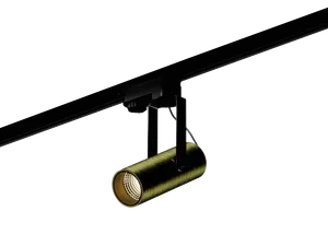Трековый светильник HOKASU Tube Clip TR4 (85-160/ral9005 – 40w/5098/38deg)