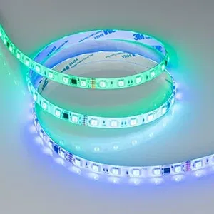 Лента герметичная DMX-SE-B60-10mm 24V RGB-PX6 (14 W/m, IP65, 5060, 5m) (Arlight, -)