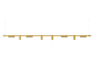 Подвесной светильник HOKASU PL9 (GOLD/3000mm – D55/140mm/3K/60W/38deg)