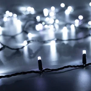 Светодиодная гирлянда ARD-STRING-PRO-10000-BLACK-100LED-STD WHITE (230V, 7W) (Ardecoled, IP65, 2 года)