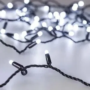 Светодиодная гирлянда ARD-STRING-CLASSIC-10000-BLACK-100LED-MILK-STD White (230V, 7W) (Ardecoled, IP65, 1 год)