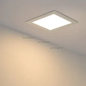 Светильник DL-172x172M-15W White (Arlight, IP40 Металл, 3 года)
