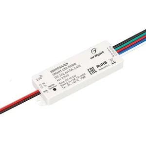 Контроллер SMART-UNI-RGBW (12-24V, 4x1.5A, 2.4G) (Arlight, IP20 Пластик, 5 лет)