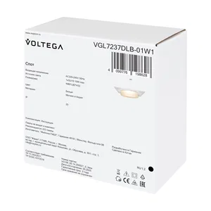 Встраиваемый светильник Voltega VGL7237DLB-01W1