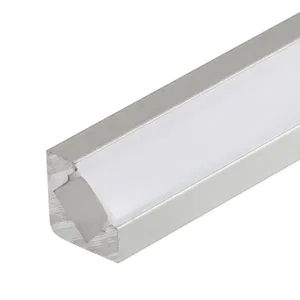 Профиль с экраном ALU-D45-2000 ANOD+FROST (Arlight, Алюминий)
