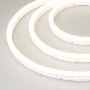 Лента герметичная MOONLIGHT-SIDE-A140-12x17mm 24V Day4000 (9.6 W/m, IP67, 5m, wire x2) (Arlight, Вывод боковой, 3 года)