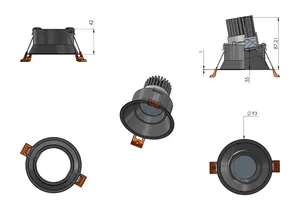 Armatürler HOKASU FOCUS spin (MR16/GU10)