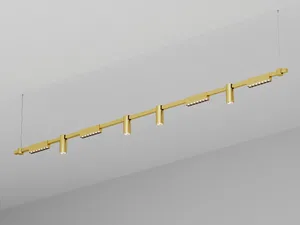 Подвесной светильник HOKASU PL9 (GOLD/3000mm – D55/140mm/3K/60W/38deg)