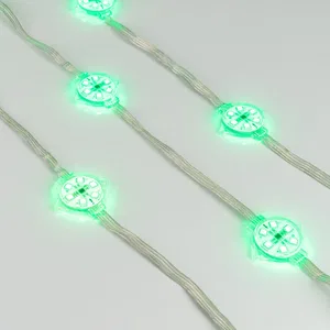 Модуль управляемый VISOR-SPI-5060-6-24V RGB 120deg (D40x12mm, 1.5W, IP68) (Arlight, Пластик, 3 года)