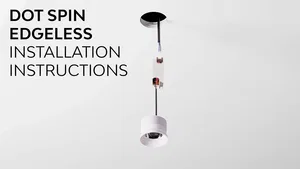 Светильник HOKASU DOT Spin Edgeless noPS (RAL9003/24deg — 5K/20W/CRI90)