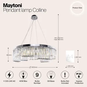 Подвесной светильник Maytoni MOD083PL-09CH