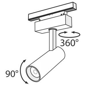 Трековый светильник Technical TR019-2-10W4K-B