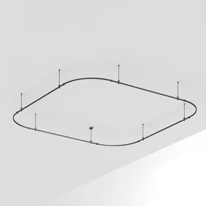 Основание ART-APRIORI-QUADRAT-SOFT-ROD-400-3500x3500 (BK) (Arlight, IP20 Металл, 3 года)