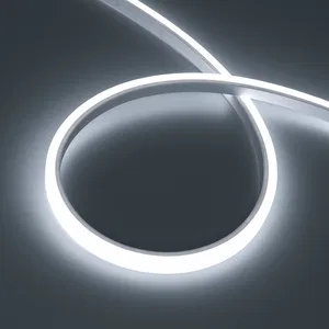Лента герметичная WAVE-TOP-PU-A144-10x10mm 24V White5700 (5 W/m, IP68, 1m, wire x1) (Arlight, Вывод боковой, 3 года)