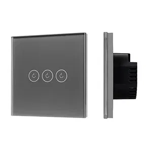 Выключатель сенсорный SWT-OMALI-S03-ZB-GR (250V, 10A, Zigbee) (Arlight, Стекло)
