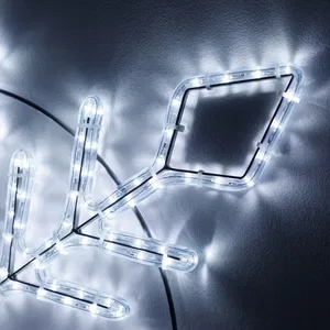 Фигура светодиодная ARD-SNOWFLAKE-M9-900x900-360LED White (230V, 22W) (Ardecoled, IP65, 1 год)