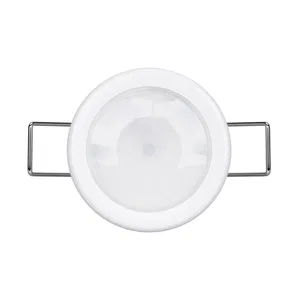 Датчик движения NAVE-PIR-BUILT-R50-400W-WH (230V, 1.7A, MINI) (Arlight, IP20 Пластик, 5 лет)